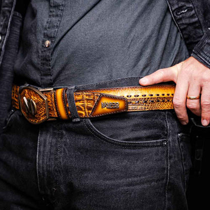 Montana Belt Mustard / Brown