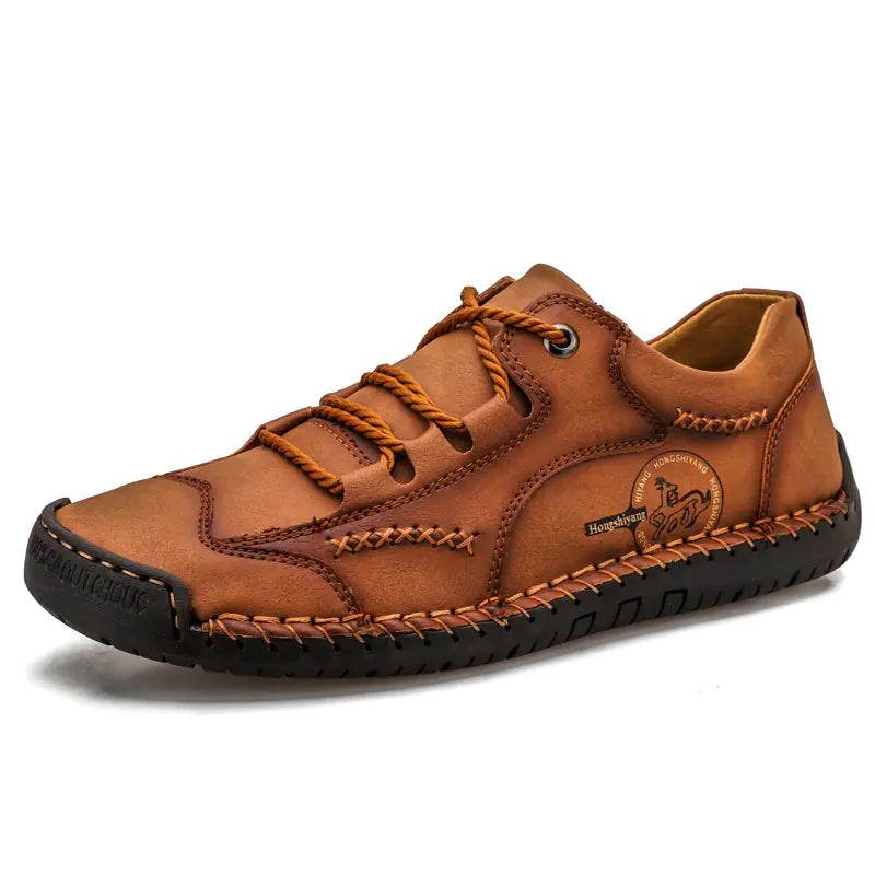 Plus Size Men's Leather Business Casual Shoes 2024 - Solstik