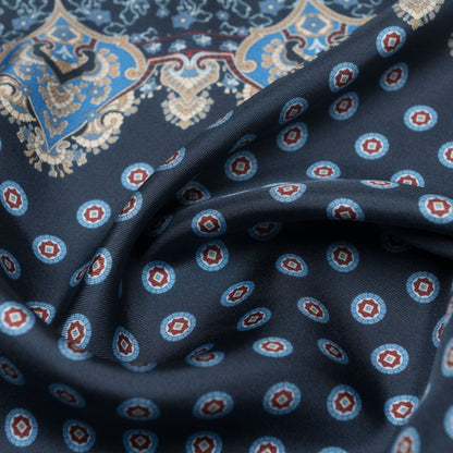 Filippo - Silk Neckerchief - Navy - Solstik