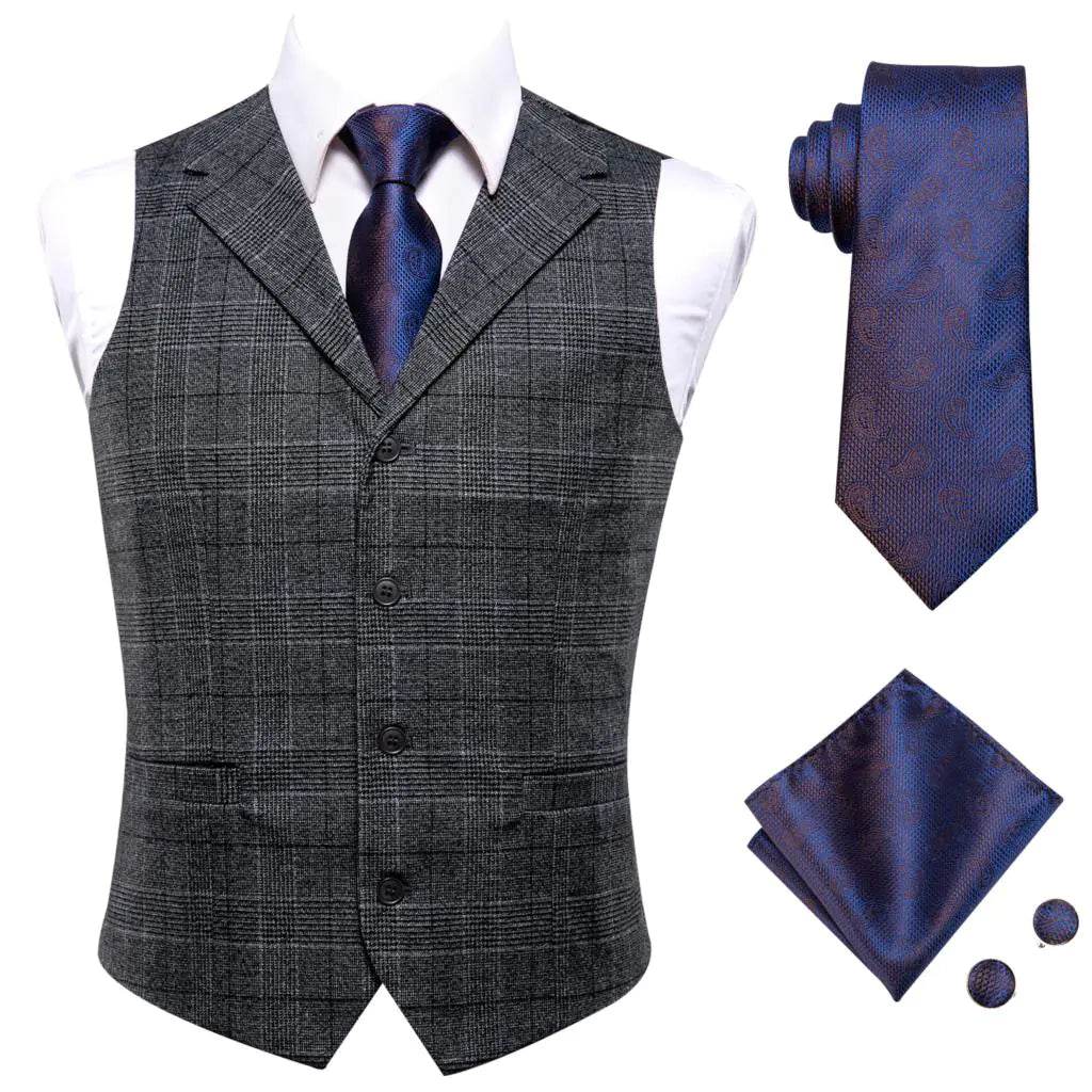 Classic Silk Business Vest for Men - Solstik
