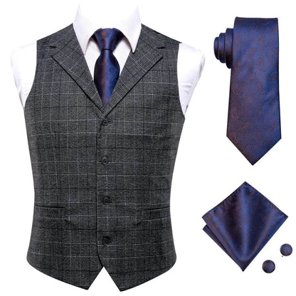 Classic Silk Business Vest for Men - Solstik