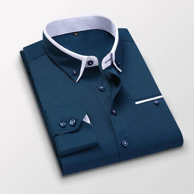 West Woods Slim Trimmed Dress Shirt - Solstik