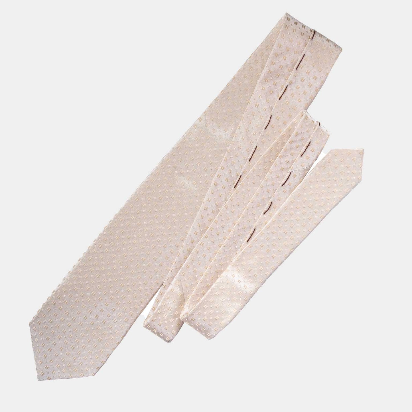 Barbera - Silk Jacquard Tie - Champagne