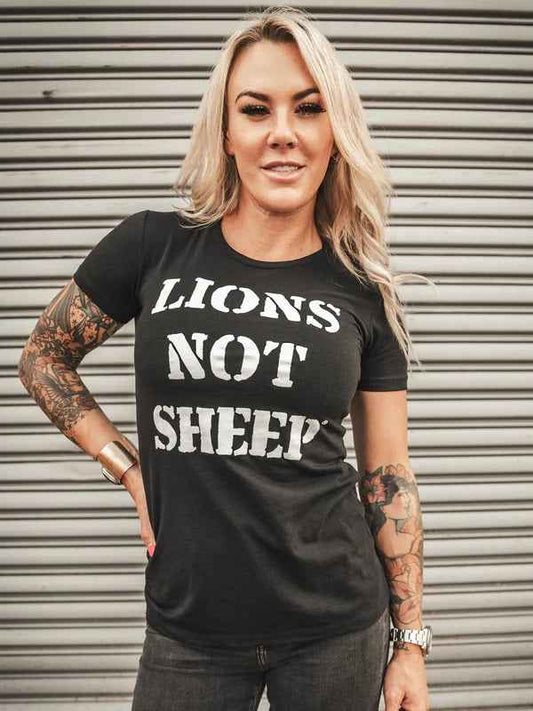 LIONS NOT SHEEP OG WOMENS TEE