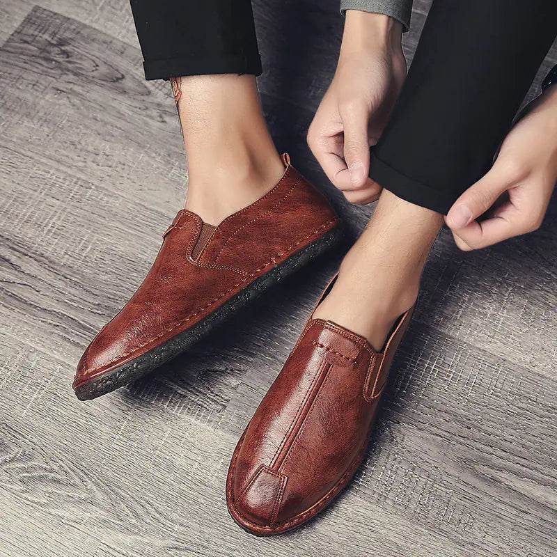Stylish Spring Men's Slip-On Loafers for Casual Wear - Solstik
