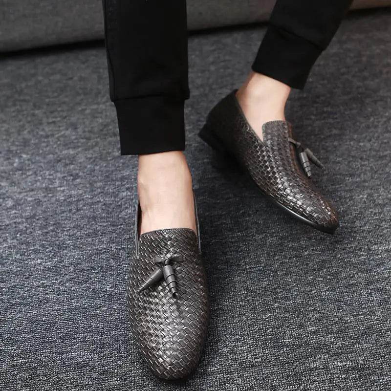 Elegant Fringed Men's Shoes - British Cut - Solstik