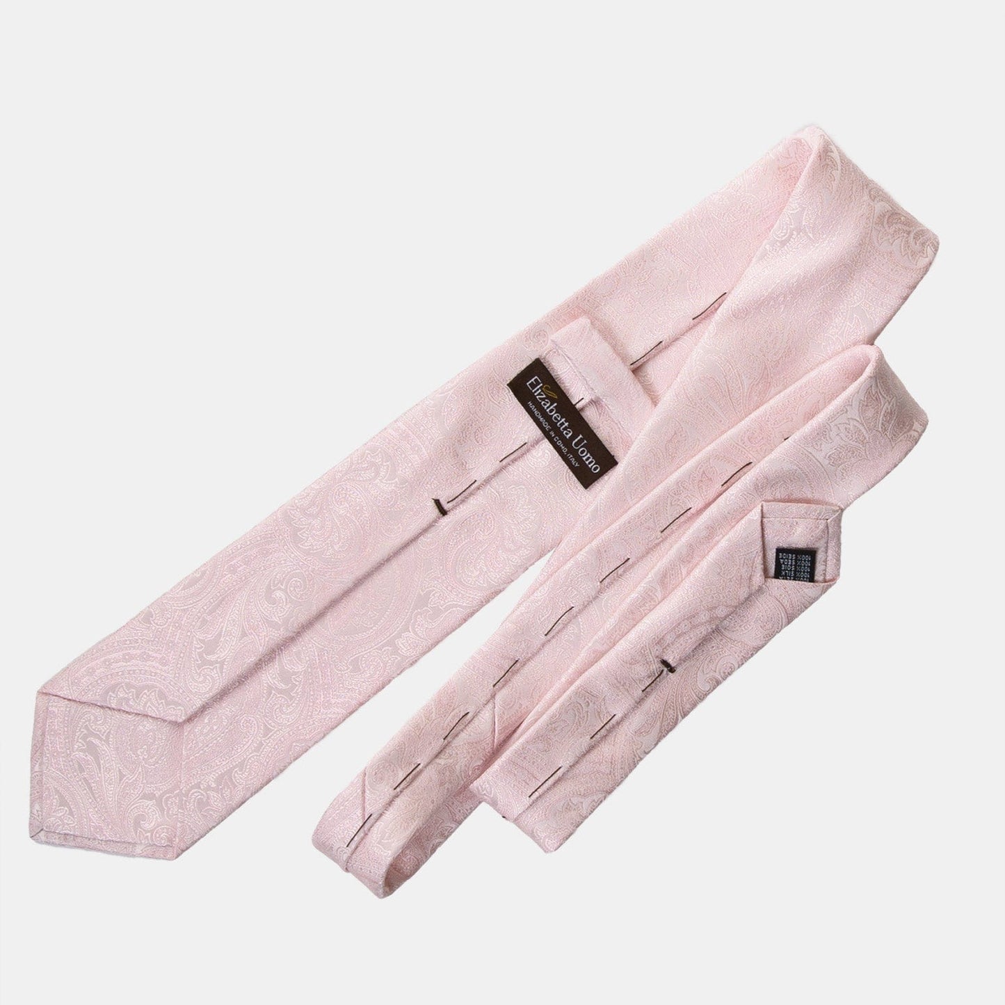 Montecarlo - Silk Jacquard Tie - Pink - Solstik