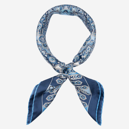 Messina - Silk Neckerchief - Azure - Solstik