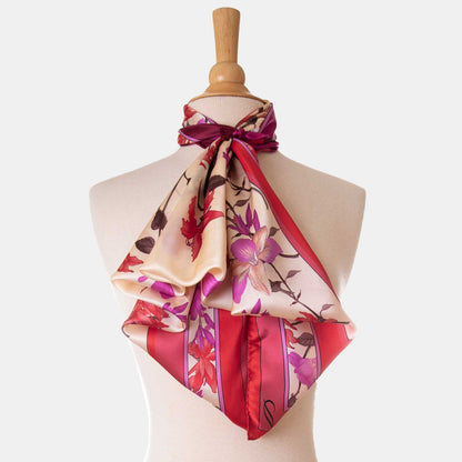 Serena - Silk Foulard - Fuchsia - Solstik