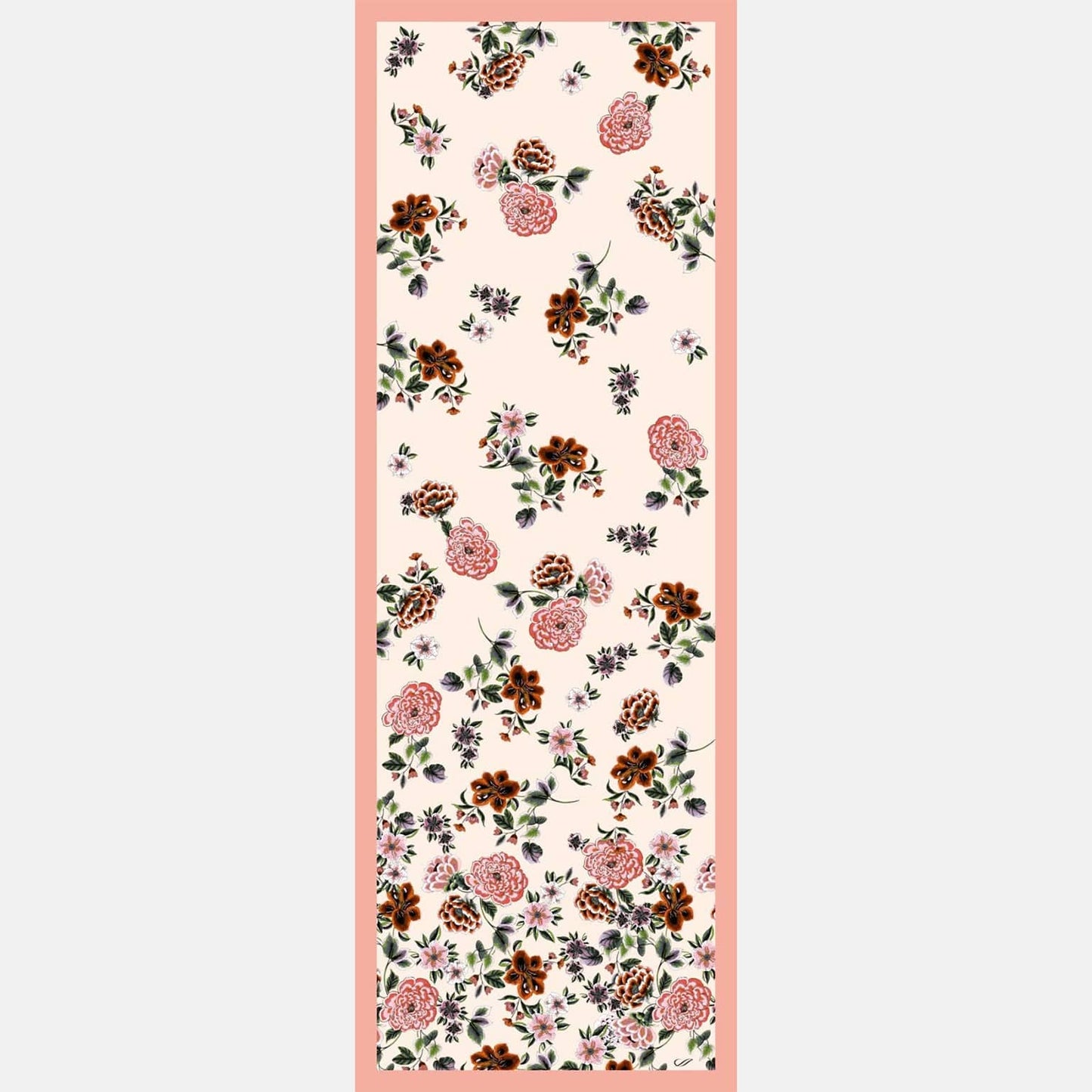 Bella - Silk Scarf Shawl - Rose - Solstik