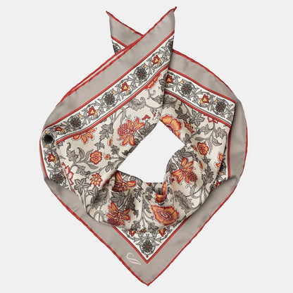 Carrara - Silk Neckerchief - Rosewood - Solstik