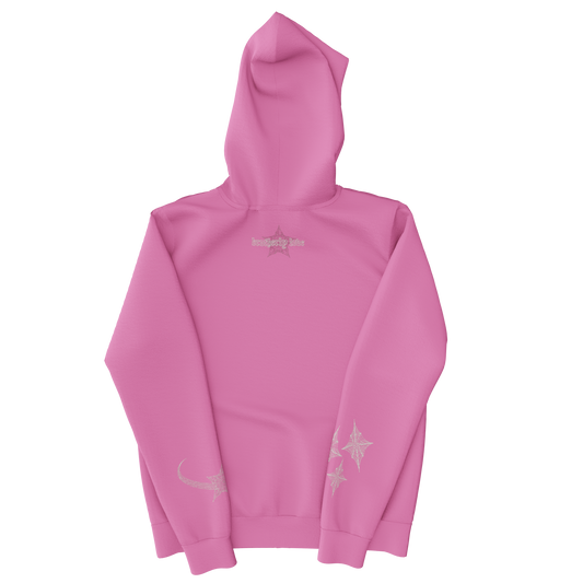 BL WEBSTAR FULL ZIP HOODIE (PINK/WHITE)