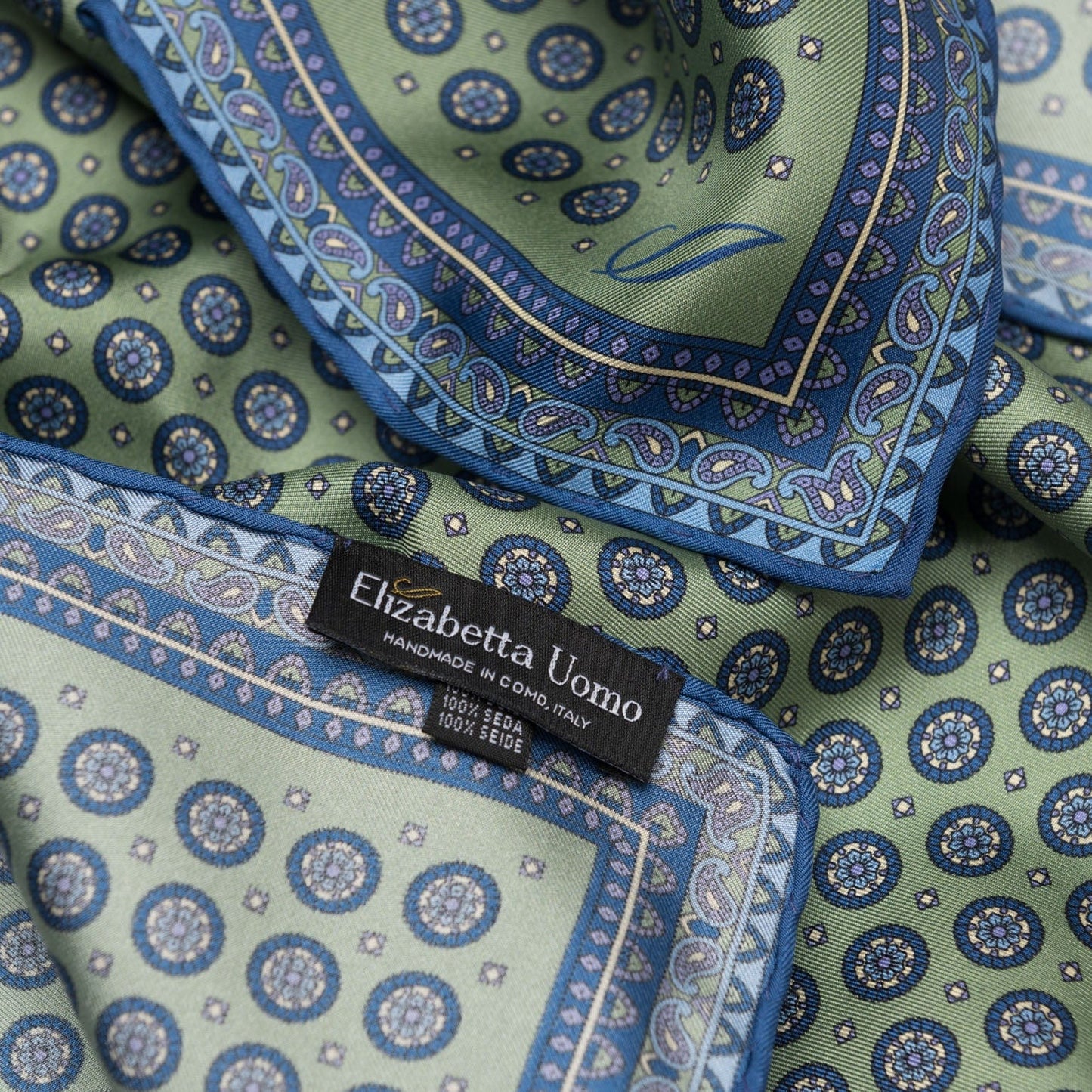 Toscana - Silk Neckerchief - Pistachio - Solstik