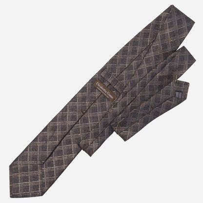 Empoli - Silk Jacquard Tie - Bronze - Solstik