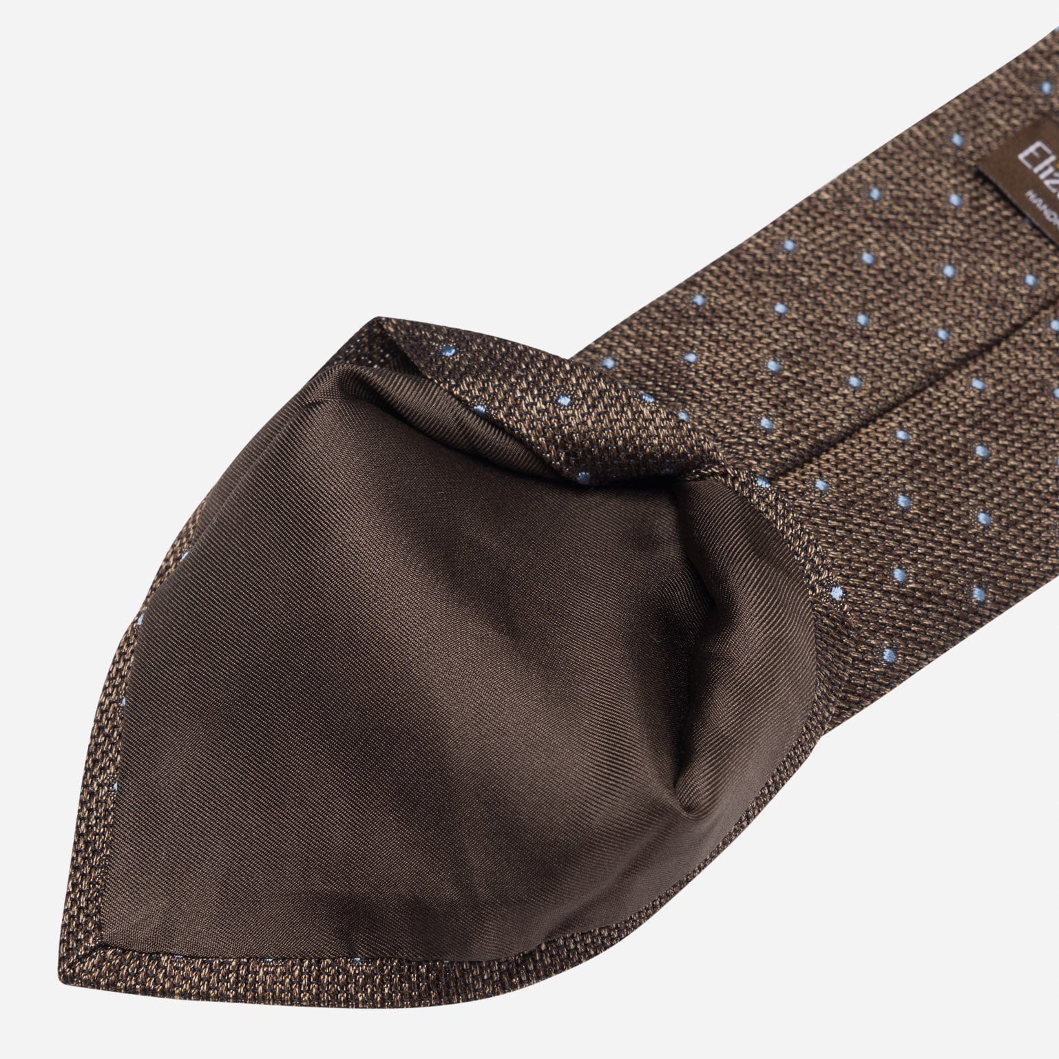 Mattei - Silk Grenadine Tie - Brown - Solstik