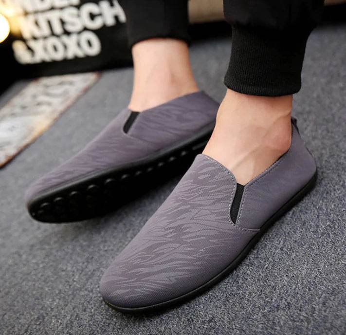 Men's Casual Spring Autumn Patterned Loafers - Solstik