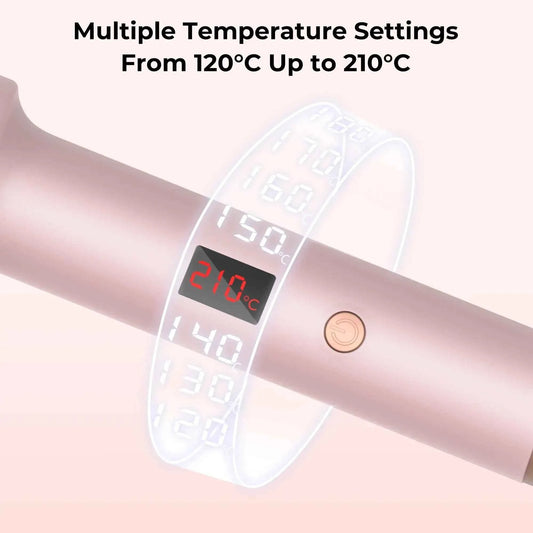 Solstik Professional Hair Curler Brush with Heat Control