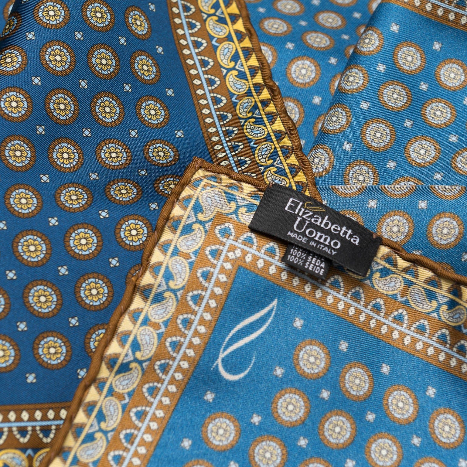 Toscana - Silk Neckerchief - Prussian Blue - Solstik