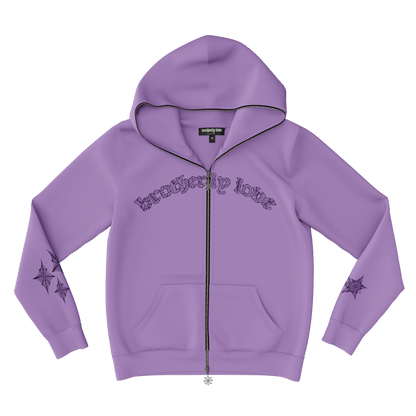 BL WEBSTAR FULL ZIP HOODIE (PURPLE/BLACK)