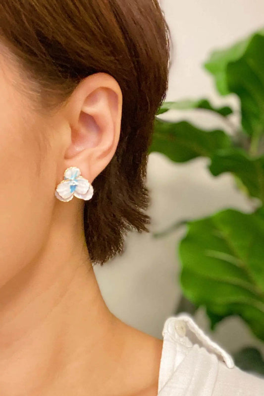 Noble Bloom Flower Earrings - Solstik