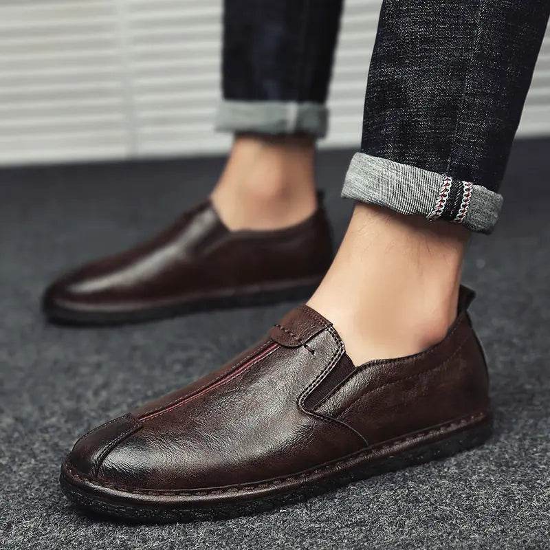 Stylish Spring Men's Slip-On Loafers for Casual Wear - Solstik