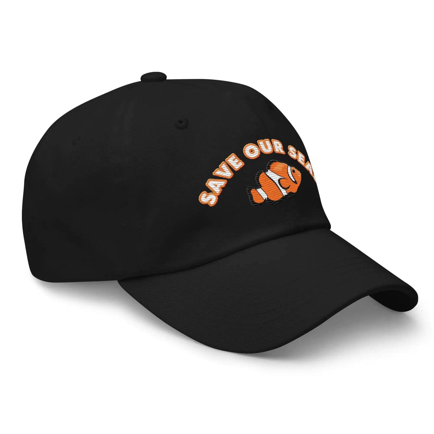 Save Our Seas Clownfish Dad hat: Pulls 4 pounds of ocean plastic! - Solstik