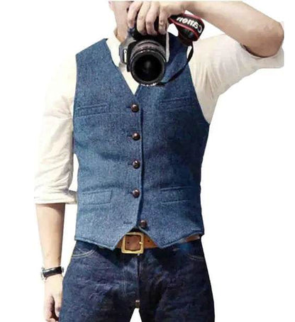 Cashmere/ Wool Blend Business/ Casual Luxury Vest - Solstik