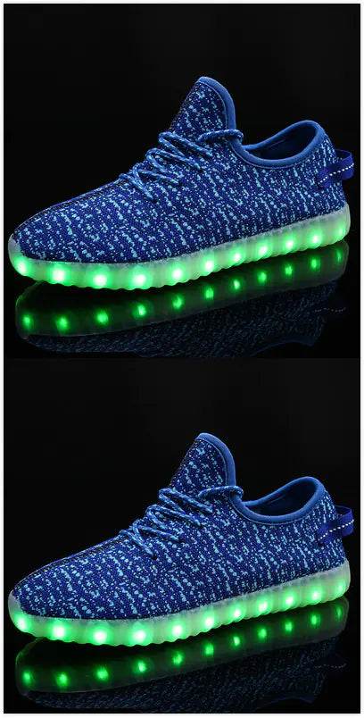 GlowStride LED Sneakers for All - Solstik