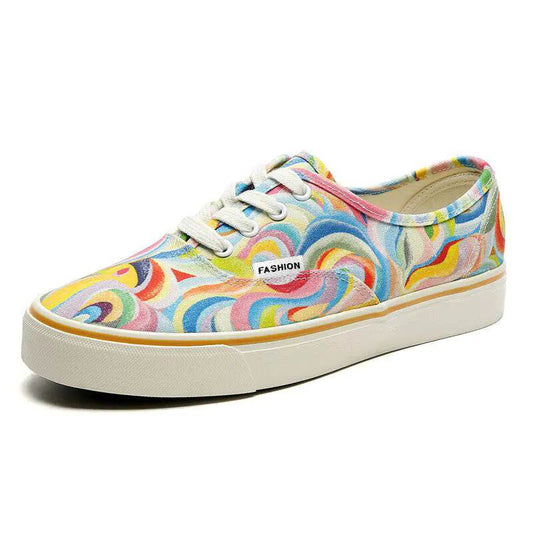 Colorful Couple's Low-tops - Solstik