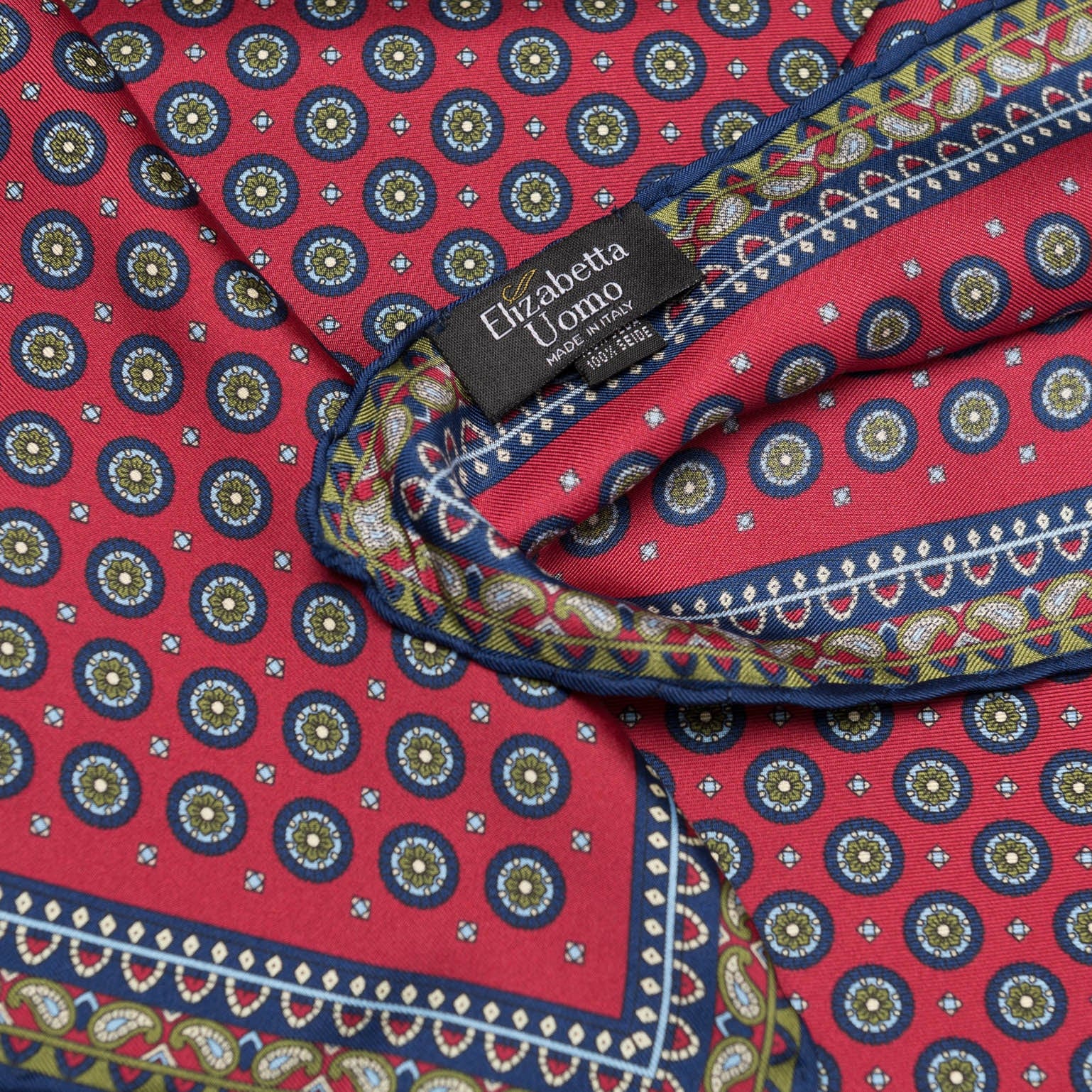 Toscana - Silk Neckerchief - Cranberry - Solstik