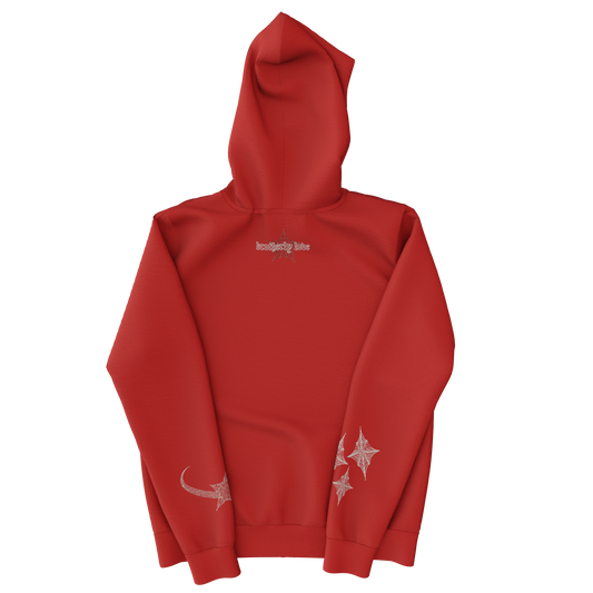 BL WEBSTAR FULL ZIP HOODIE (RED/WHITE)