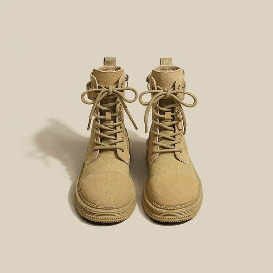 Women's British Style Thick Sole Martin Boots - Solstik