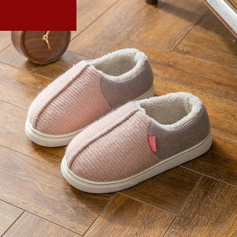 Women's Anti-Slip Cotton Slippers for Home Use - Solstik