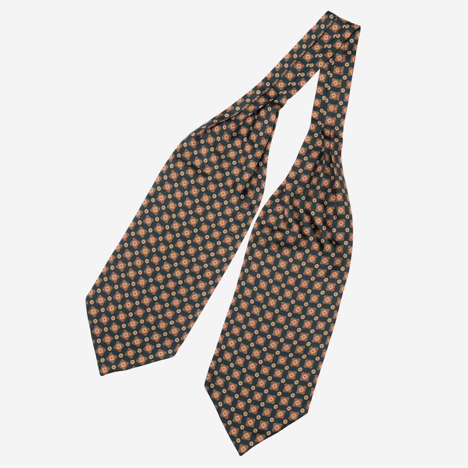 Barberini - Silk Ascot Cravat Tie - Forest - Solstik