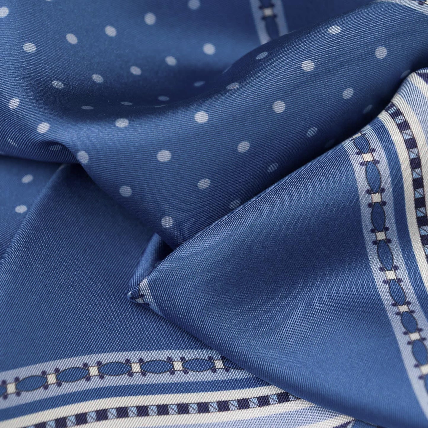 Verona - Silk Neckerchief - Blue - Solstik