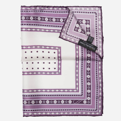 Pois - Silk Pocket Square - Lilac - Solstik