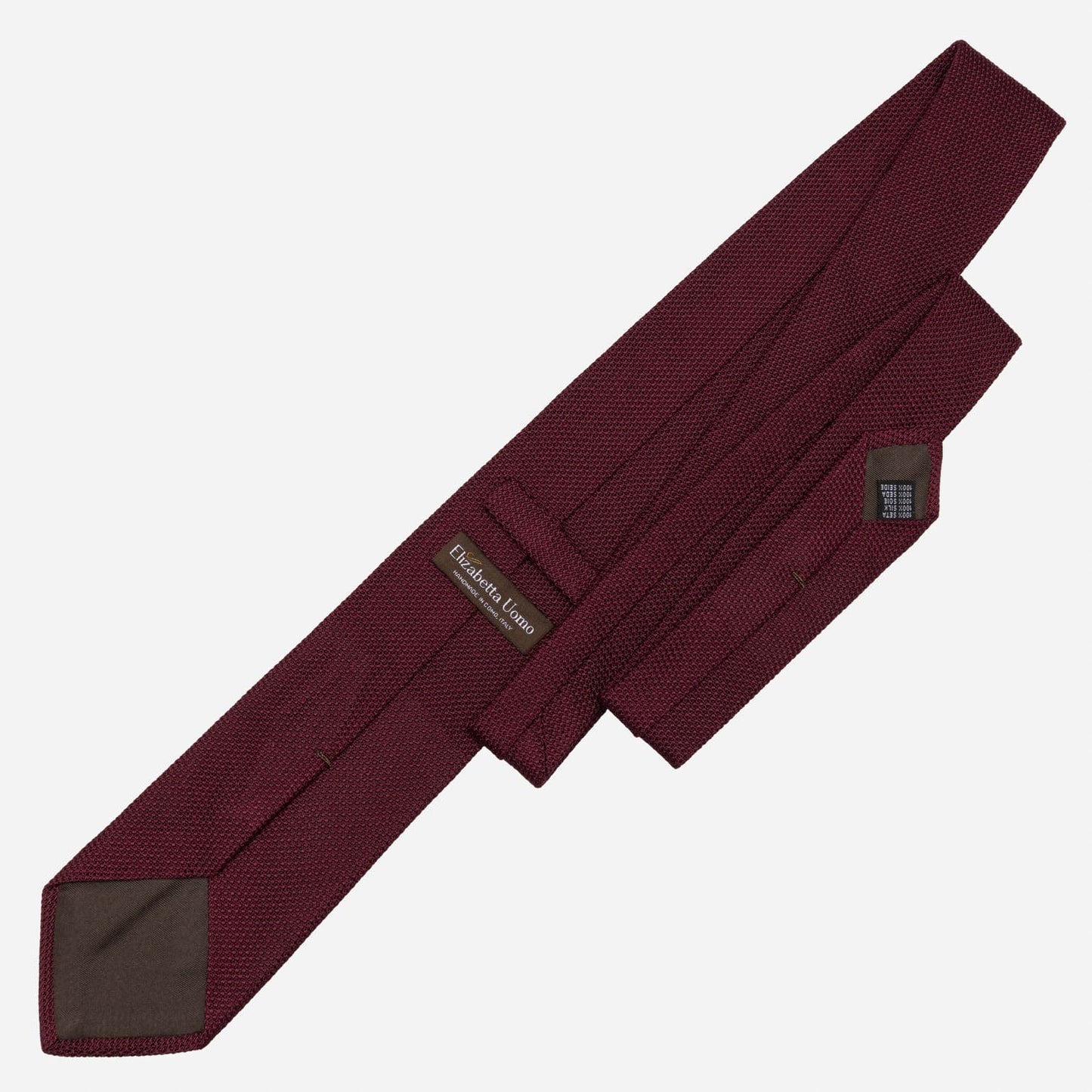 Chianti - Burgundy Silk Grenadine Tie - Solstik
