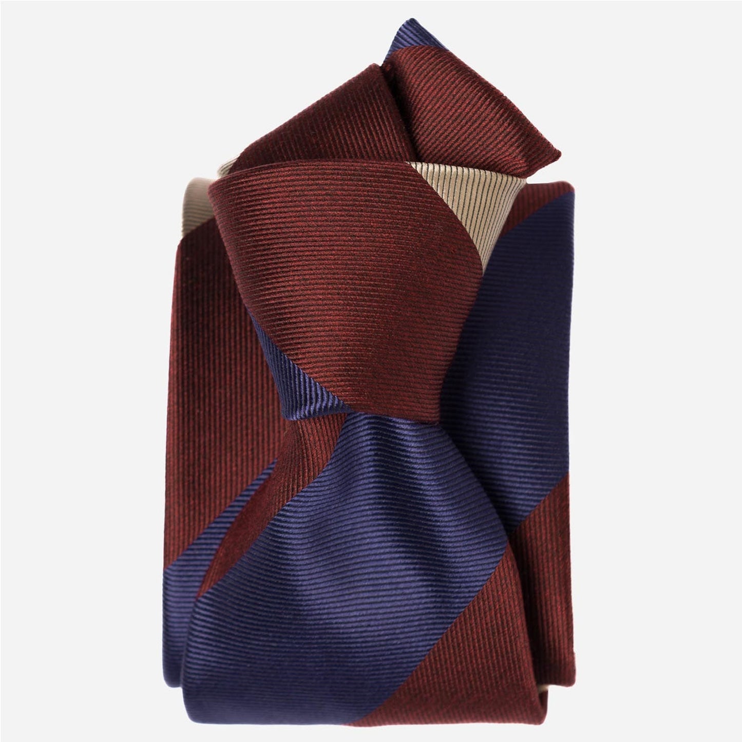 Conero - Silk Jacquard Tie - Burgundy - Solstik