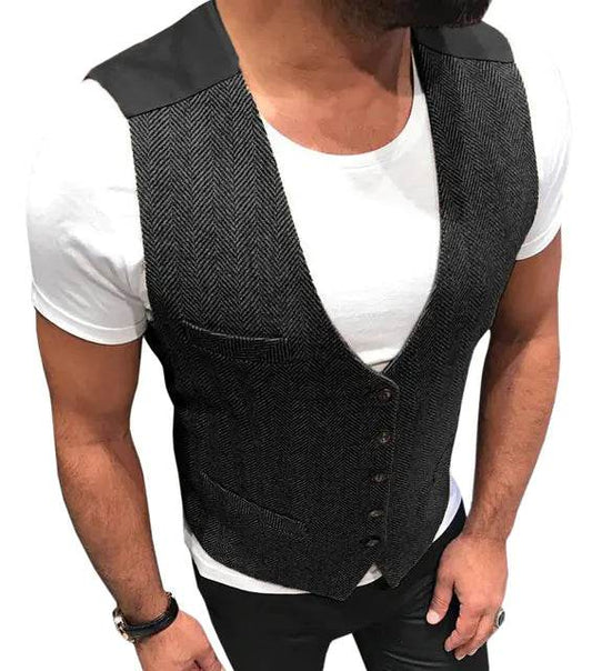 Cashmere/ Wool Blend Business/ Casual Luxury Vest - Solstik