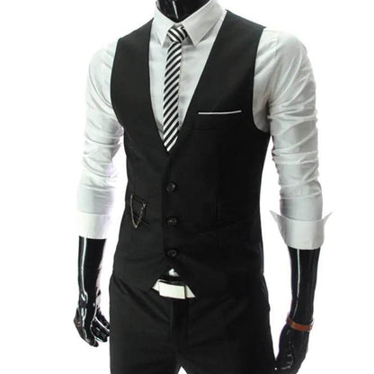 Men's Slim Fit Business Casual Vest - Solstik