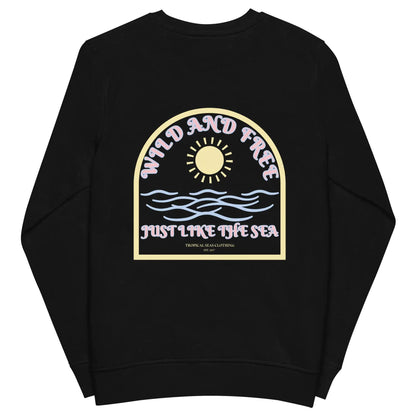 Women's Wild and Free organic sweatshirt - Solstik