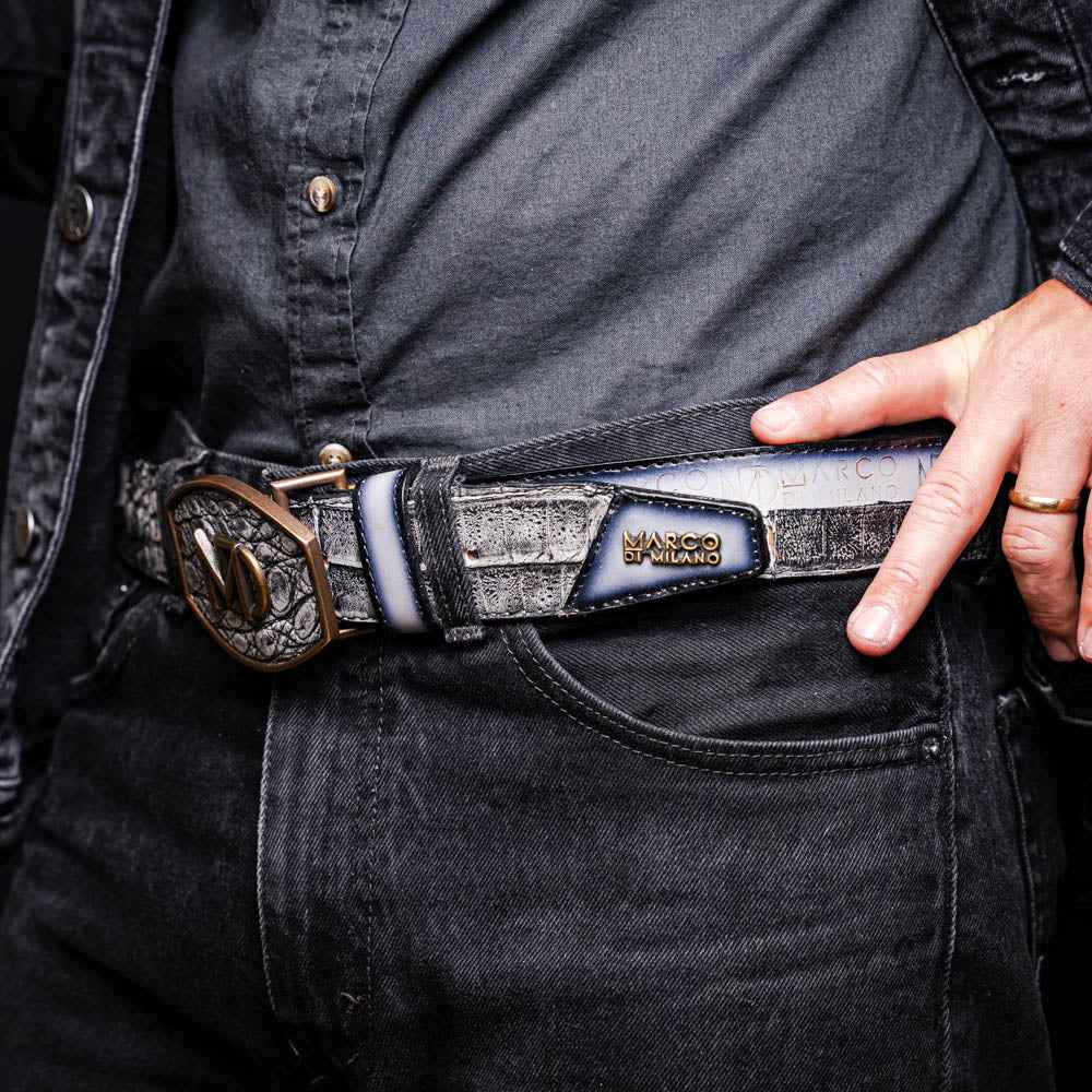 Texas Belt Stone Gray