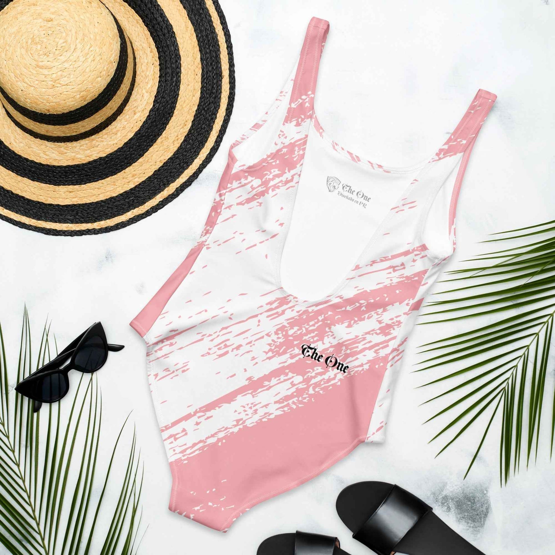 The One Pink Slash One-Piece Swimsuit
