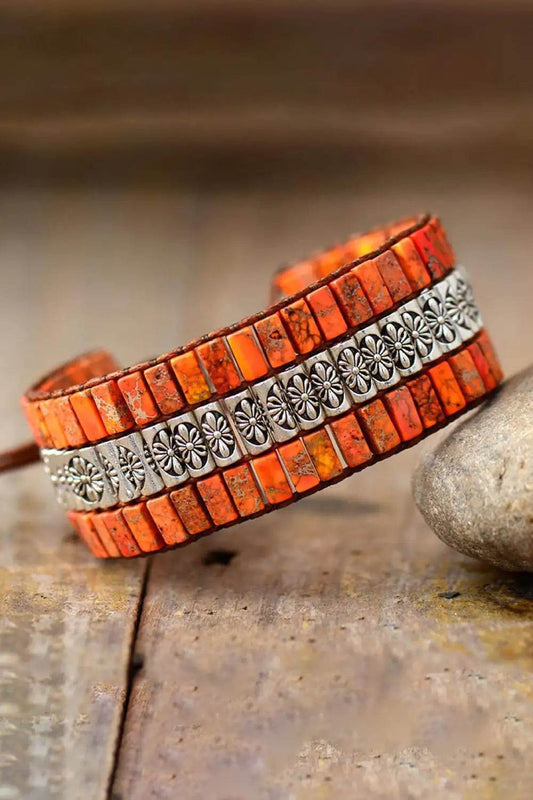 Artisan Crafted Triple Stone Bracelet - Solstik