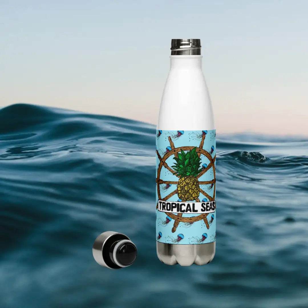Tropical Seas Unique Designer Water Bottle - Solstik #