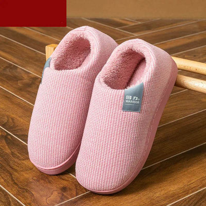 Women's Anti-Slip Cotton Slippers for Home Use - Solstik