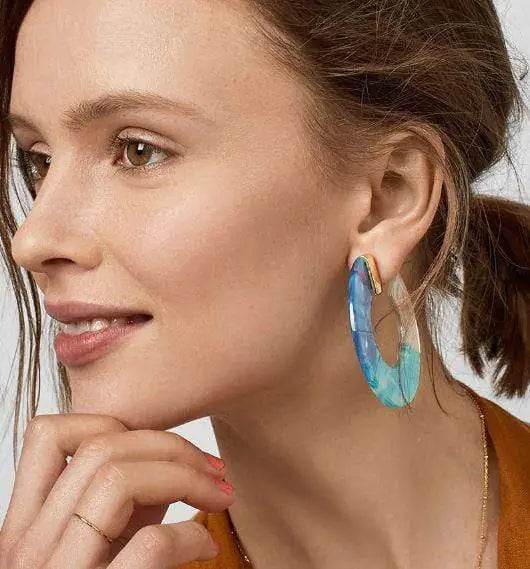 Eva -Blue Earrings - Solstik