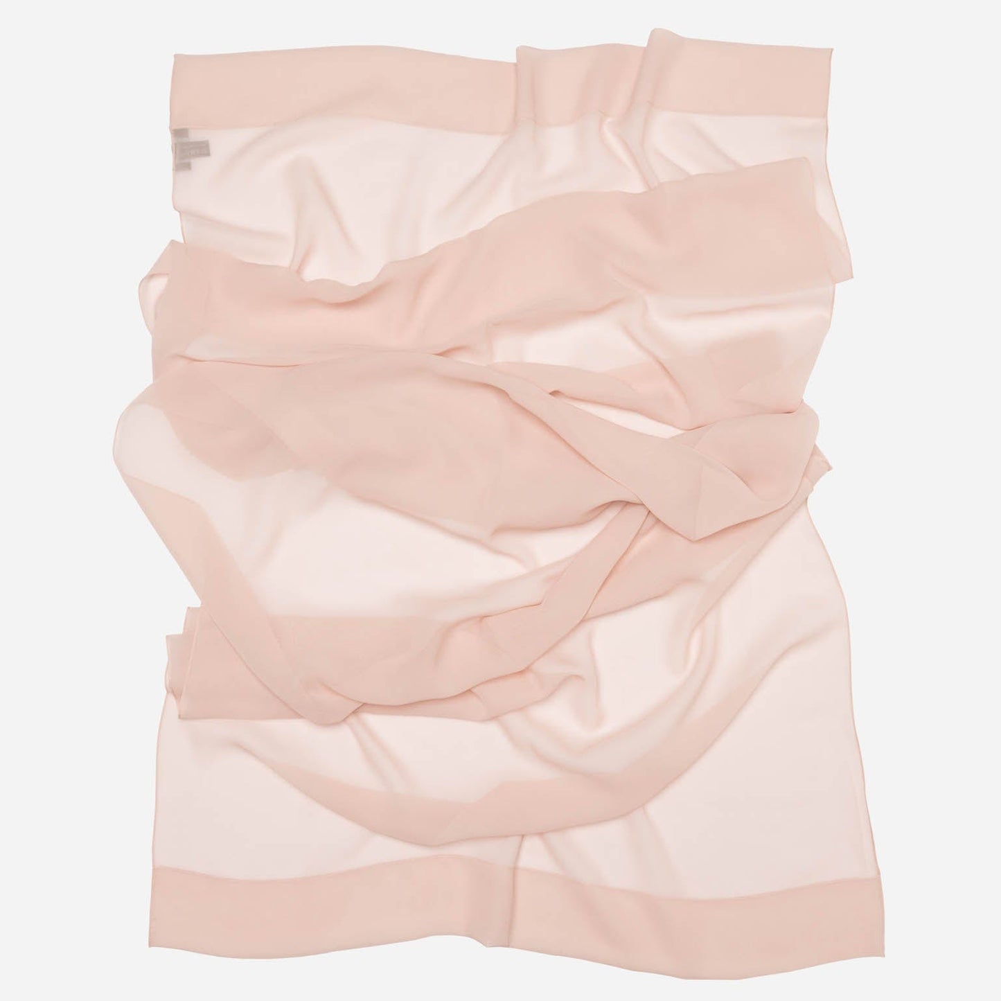 Carmen - Silk Scarf Shawl - Blush Pink - Solstik