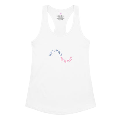 Women’s fitted racerback tank top - Solstik #