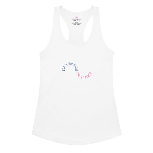 Women’s fitted racerback tank top - Solstik #